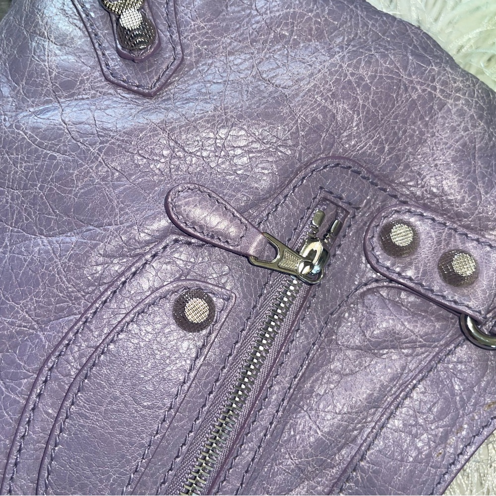Balenciaga Purple City Bag - Picture 4 of 16